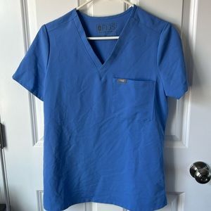 FIGS | Ceil Blue Catarina One Pocket Scrub Top SIZE SMALL